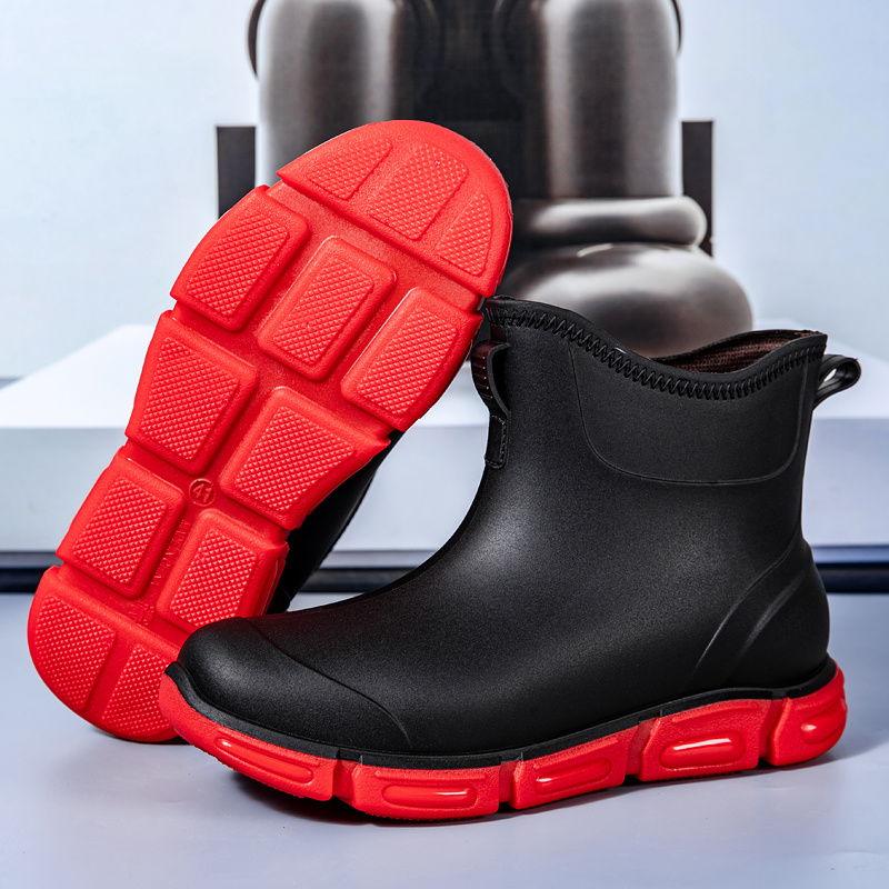 Kitchen Up - Fashion Men's Short Rain Boots Urban