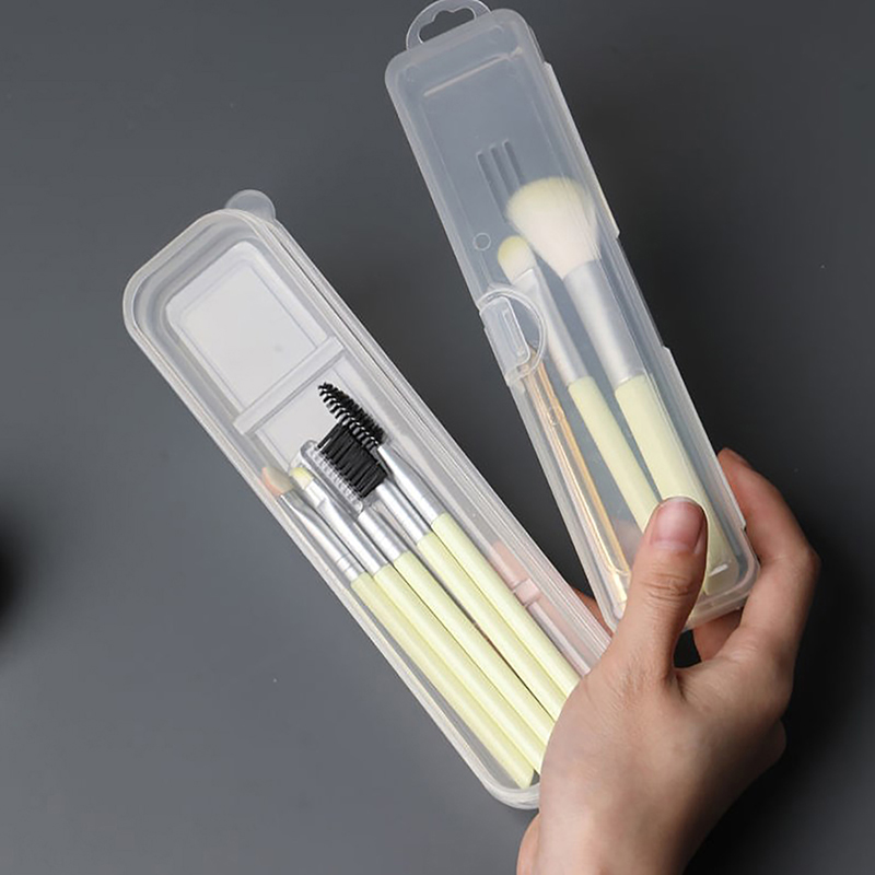 Kitchen Baking Tins - Portable Transparent Covered Storage Box Makeup