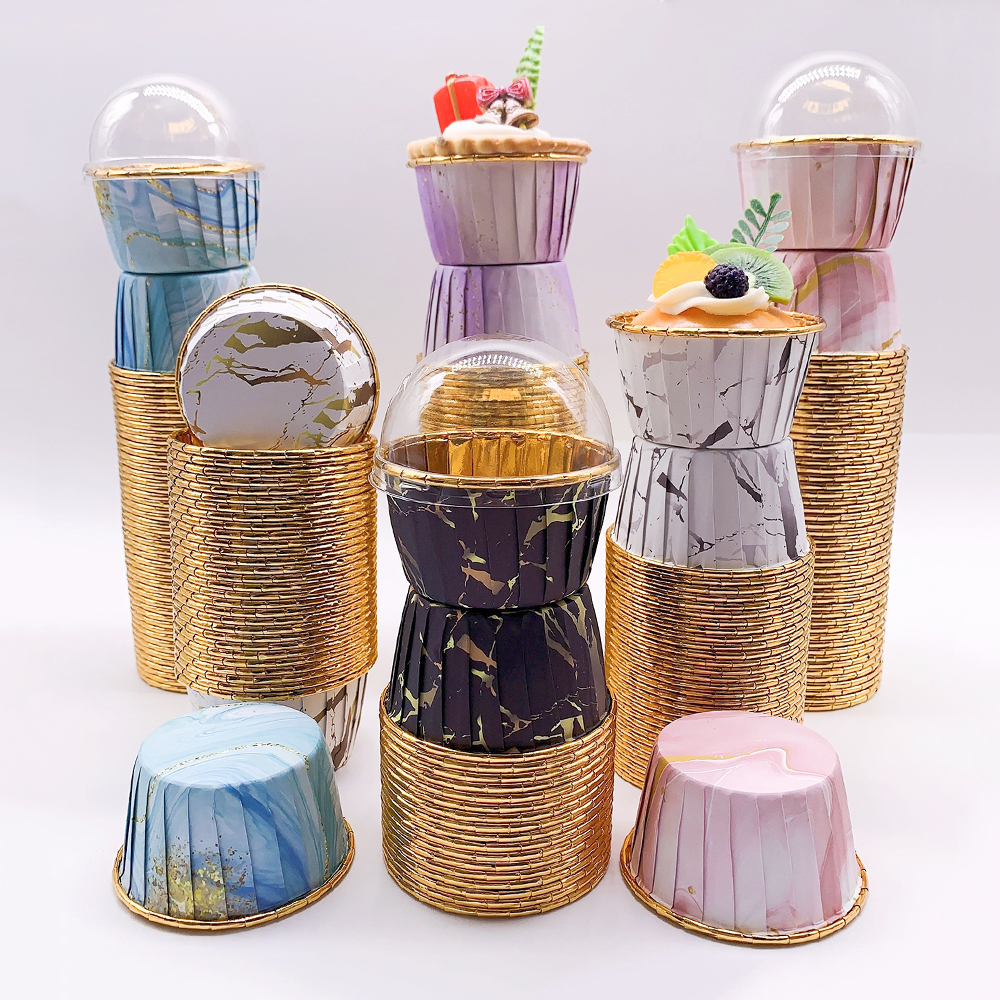 Kitchen Baking Mat - Set, 50pcs Disposable Cupcake Cups with