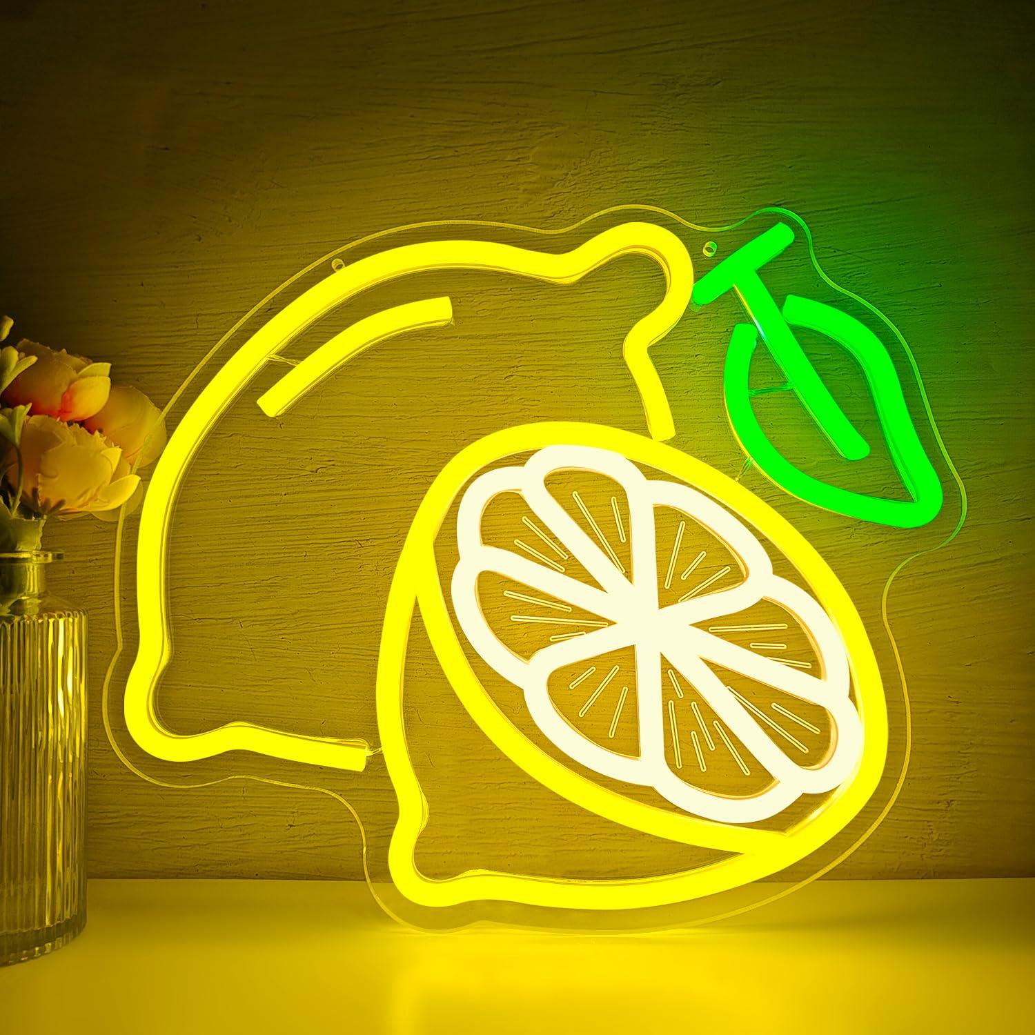 Kitchen Up - Lemon Neon Sign Dimmable LED Light