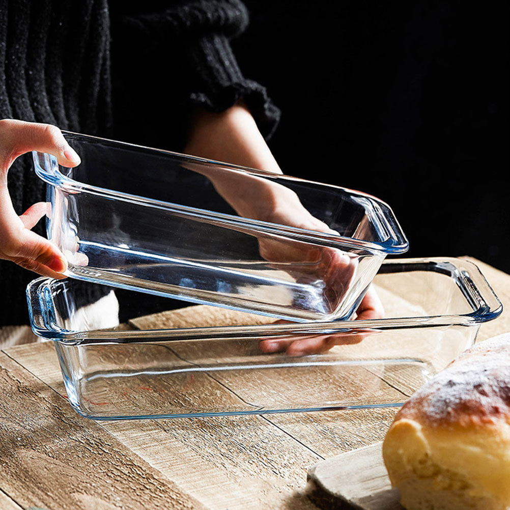 Kitchen Baking Pan Storage - 1Pcs Premium Tempered Glass Baking Pan