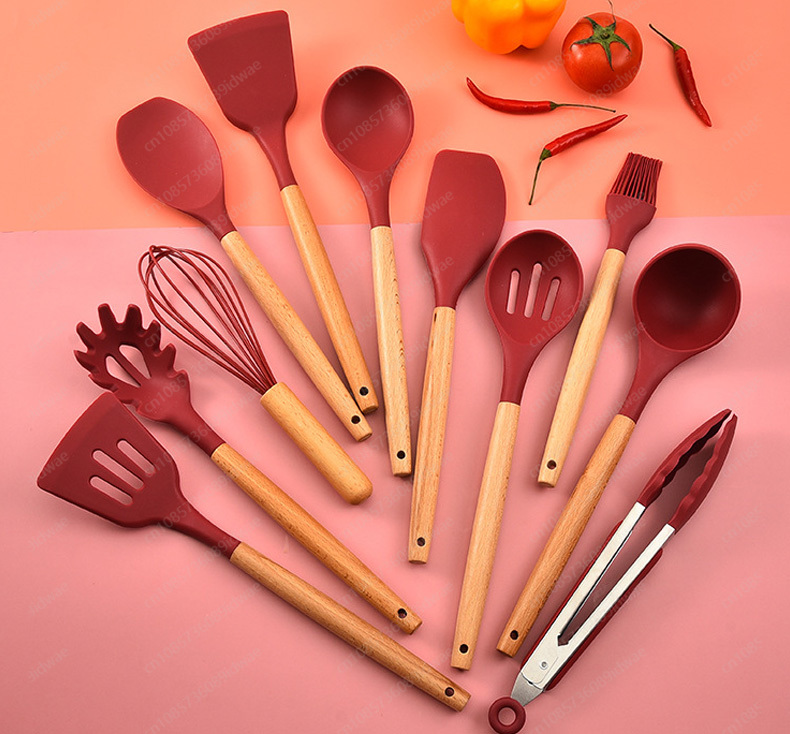 12-Piece silicone cookware set - Kitchen Baking Pan Storage avaliação e preço