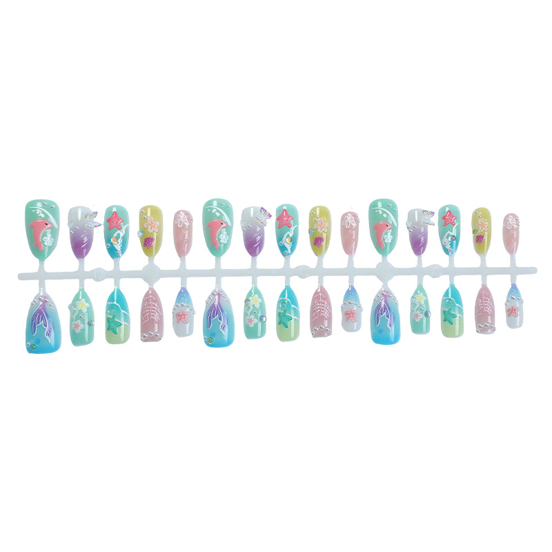 30pcs Summer Press on Nails 3D - Decorating Tip Set avaliação e preço