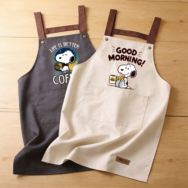 Snoopys Cooking Apron Men Wome - Kitchen Baking Store avaliação e preço