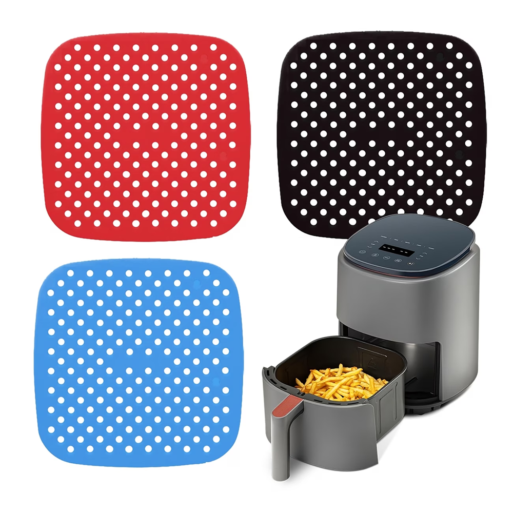 Reusable Air Fryer Pad, Silico - Kitchen Baking Mat avaliação e preço