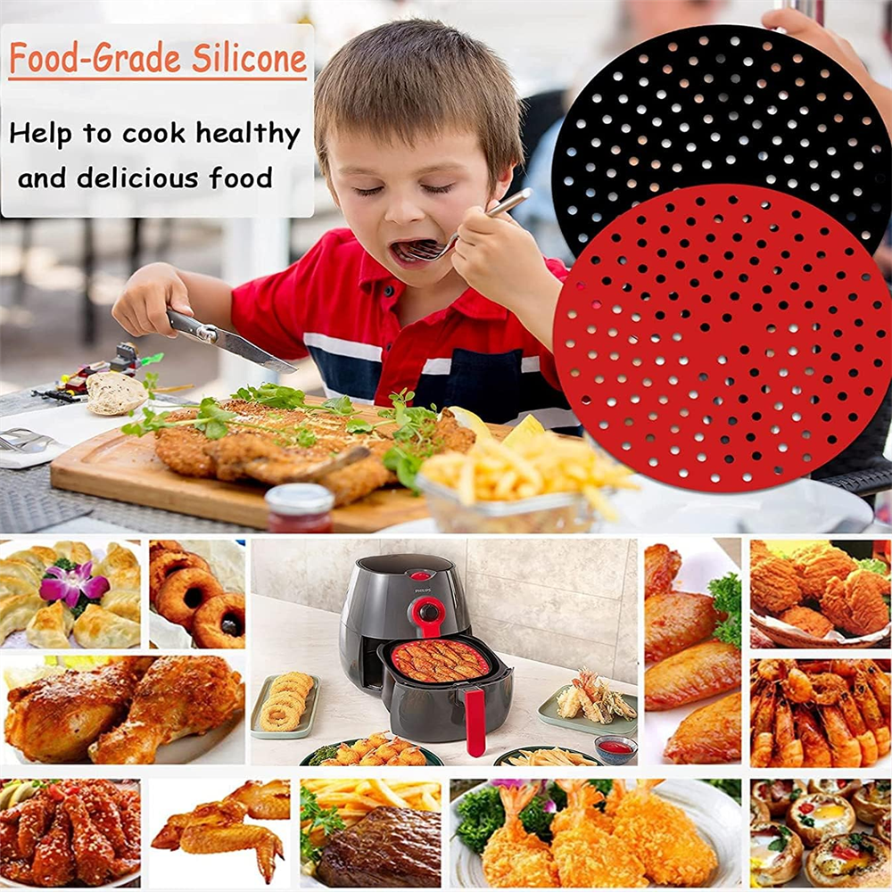 Reusable Air Fryer Pad, Silico - Kitchen Baking Mat avaliação e preço