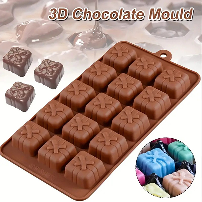 Chocolate Mold 3D Silicone Mol - Kitchen Baking Molds avaliação e preço