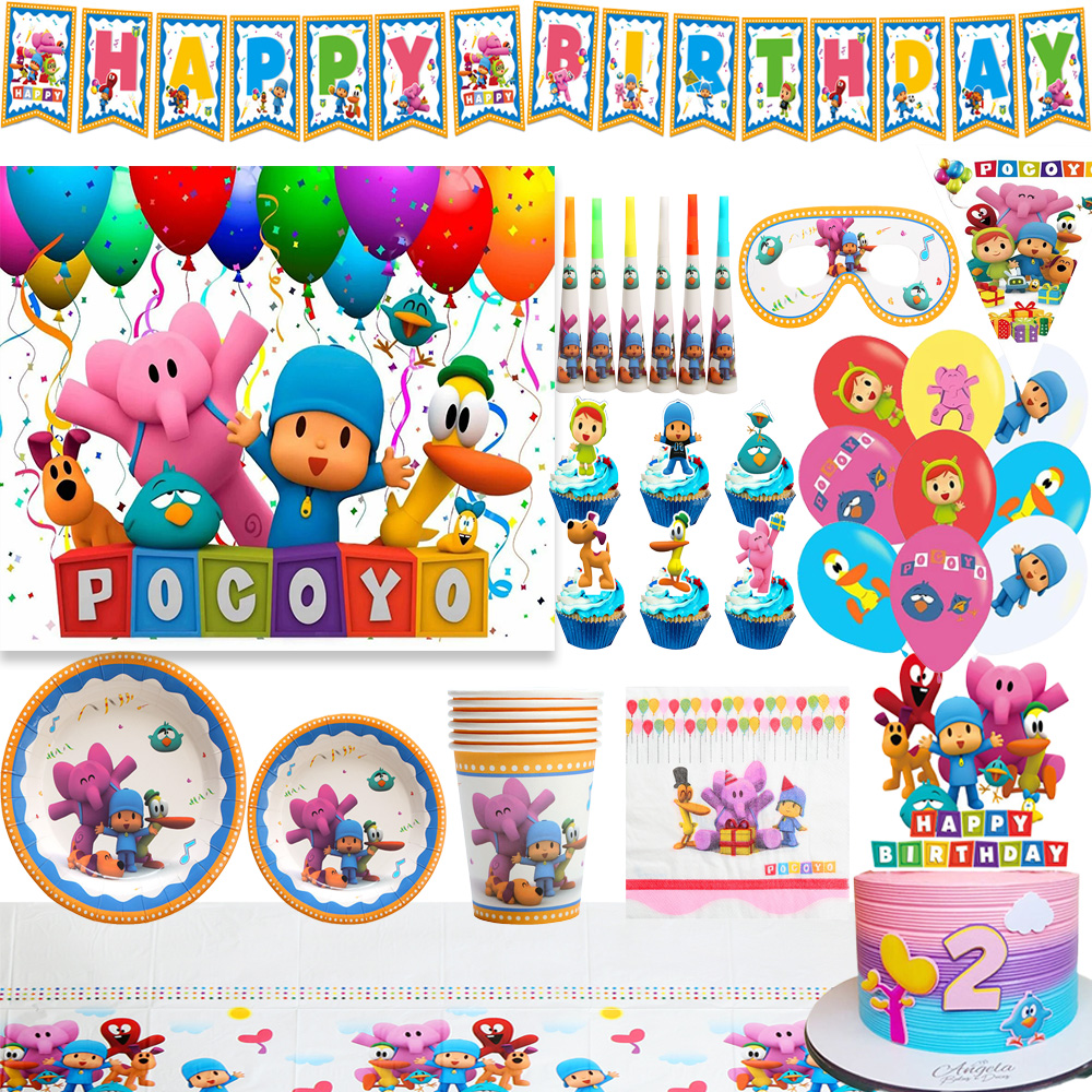 Blue&Pocoyoing Birthday Party  - Cake Board Round avaliação e preço