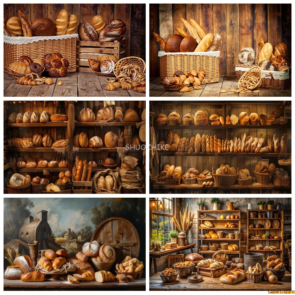 Wooden Planks Kitchen Donut Br - Kitchen Baking Photoshoot avaliação e preço