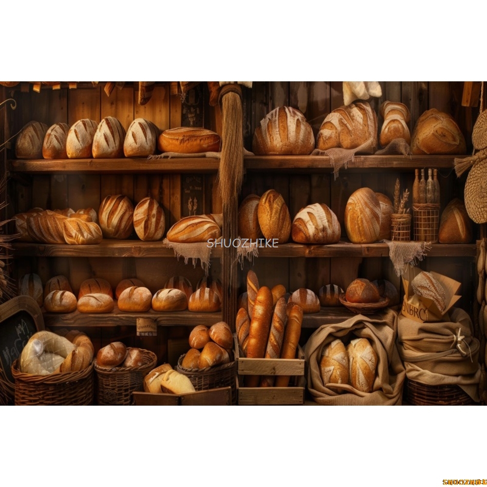 Wooden Planks Kitchen Donut Br - Kitchen Baking Photoshoot avaliação e preço