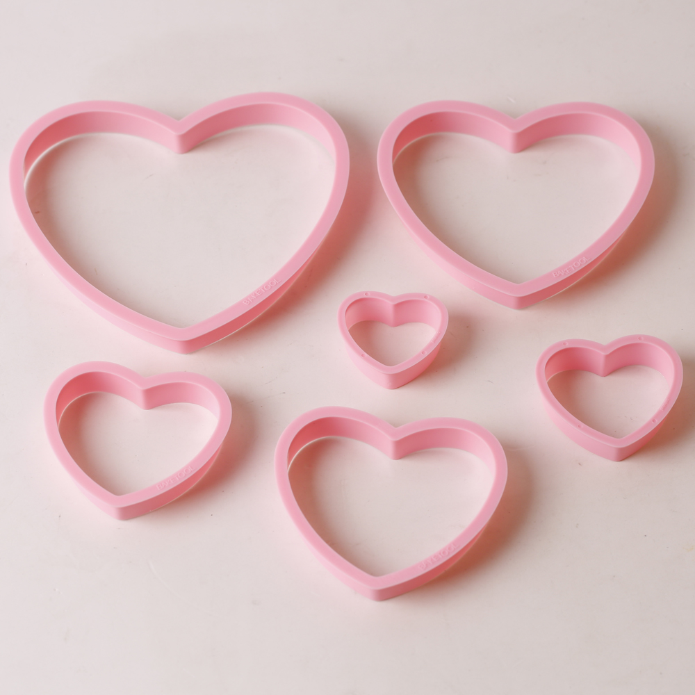1set/3sets Pink Heart Star Flo - Cookie Cutter Set avaliação e preço
