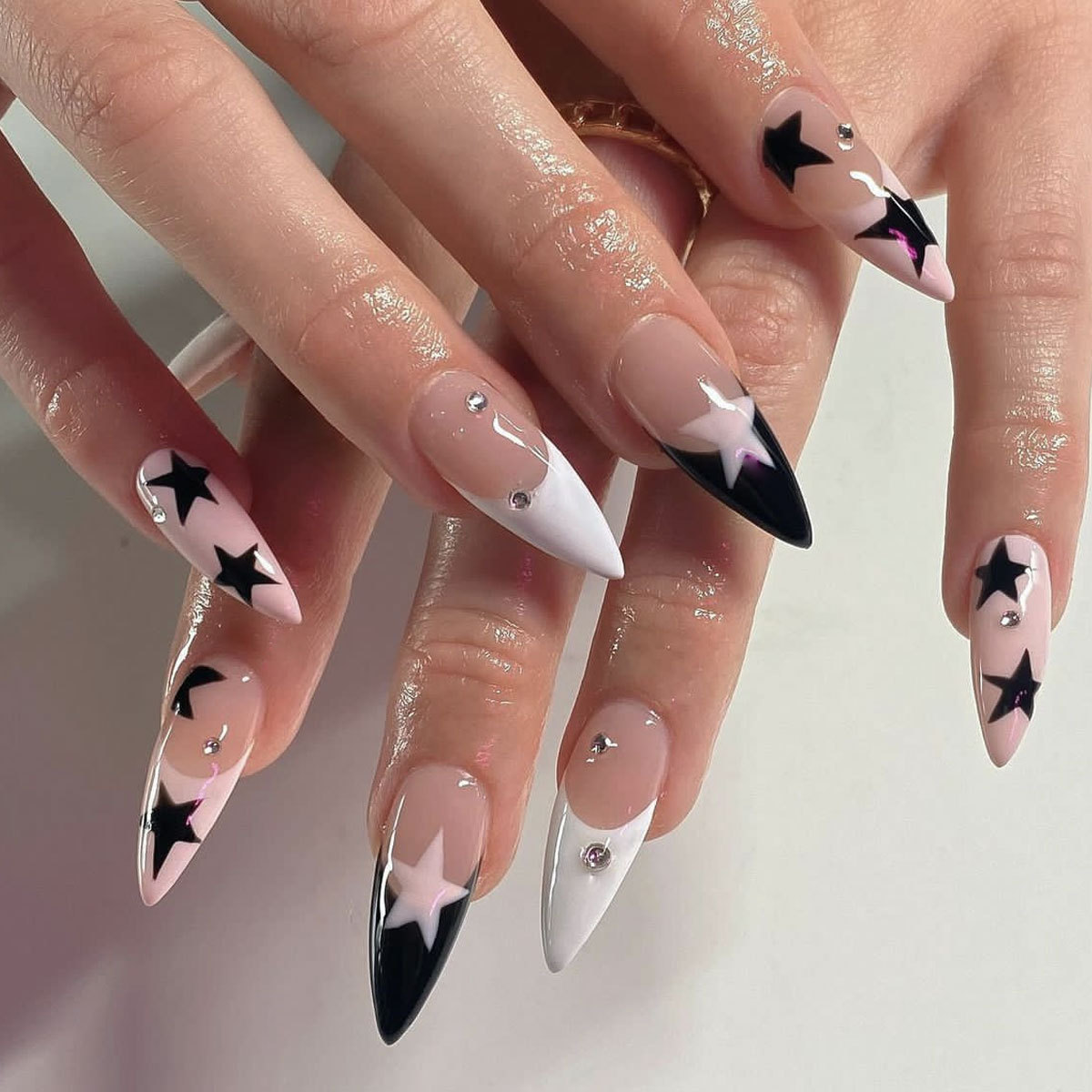 24pcs Long Stiletto False Nail - Decorating Tip Set avaliação e preço