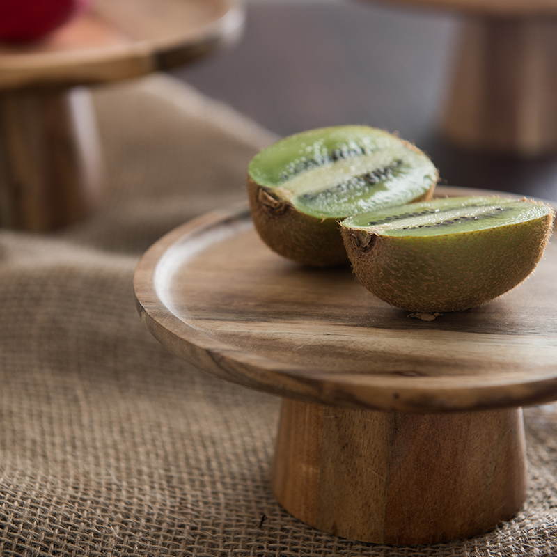 KEMORELA High Stand Wooden Cak - Cake Board Round avaliação e preço