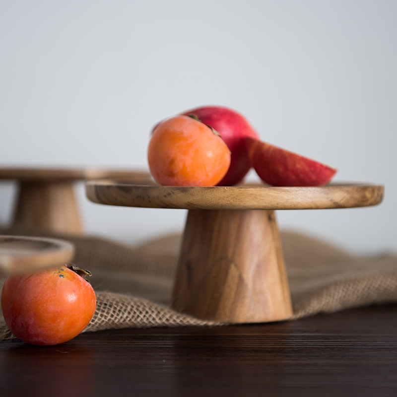 KEMORELA High Stand Wooden Cak - Cake Board Round avaliação e preço