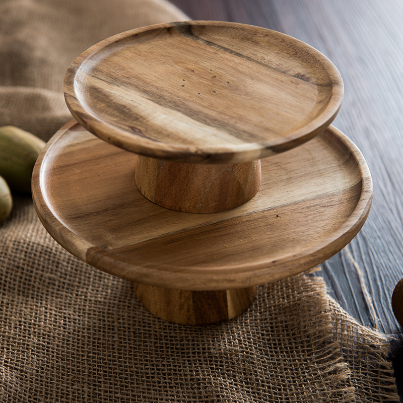 KEMORELA High Stand Wooden Cak - Cake Board Round avaliação e preço