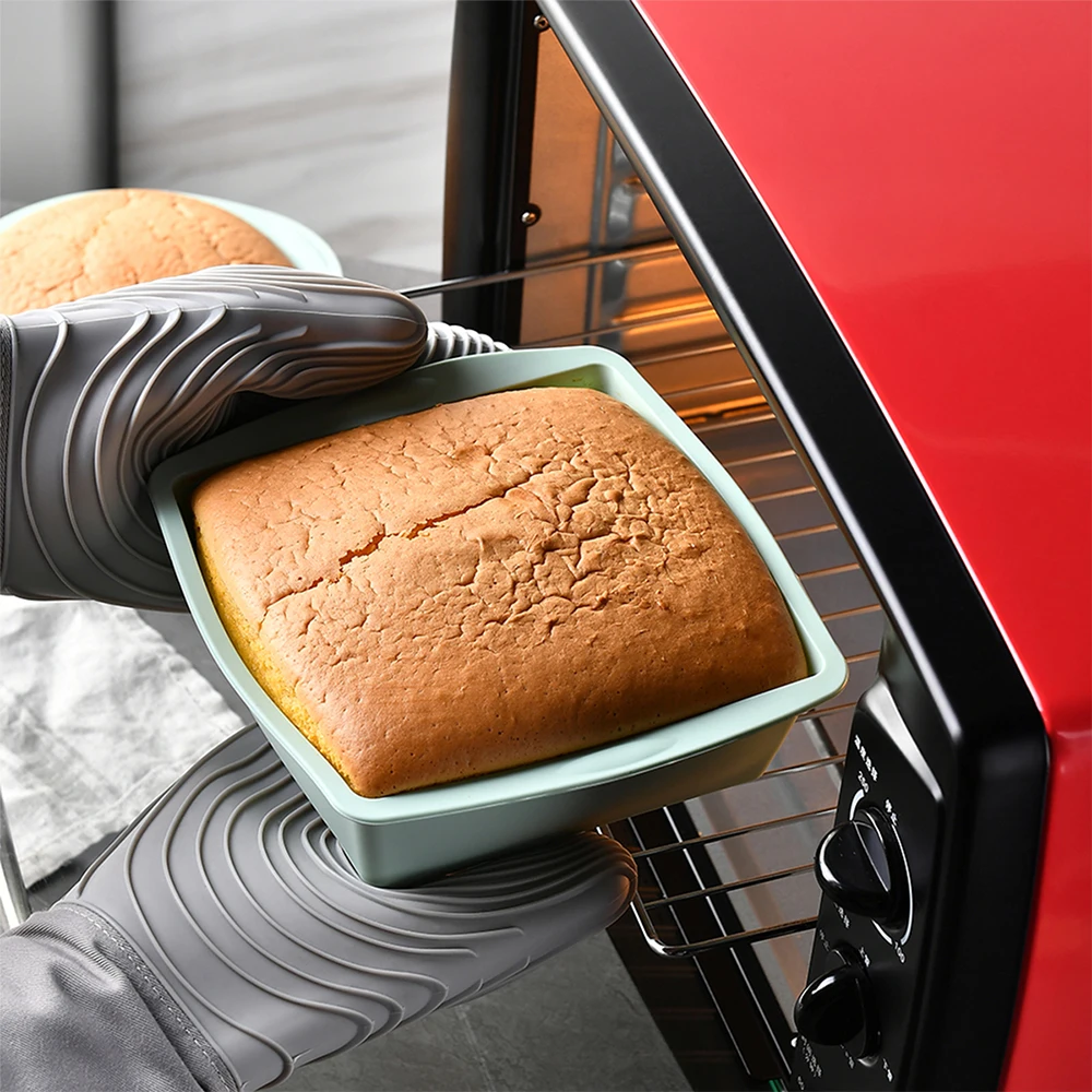 1/4Pcs Silicone Square Cake Mo - Kitchen Baking Store avaliação e preço