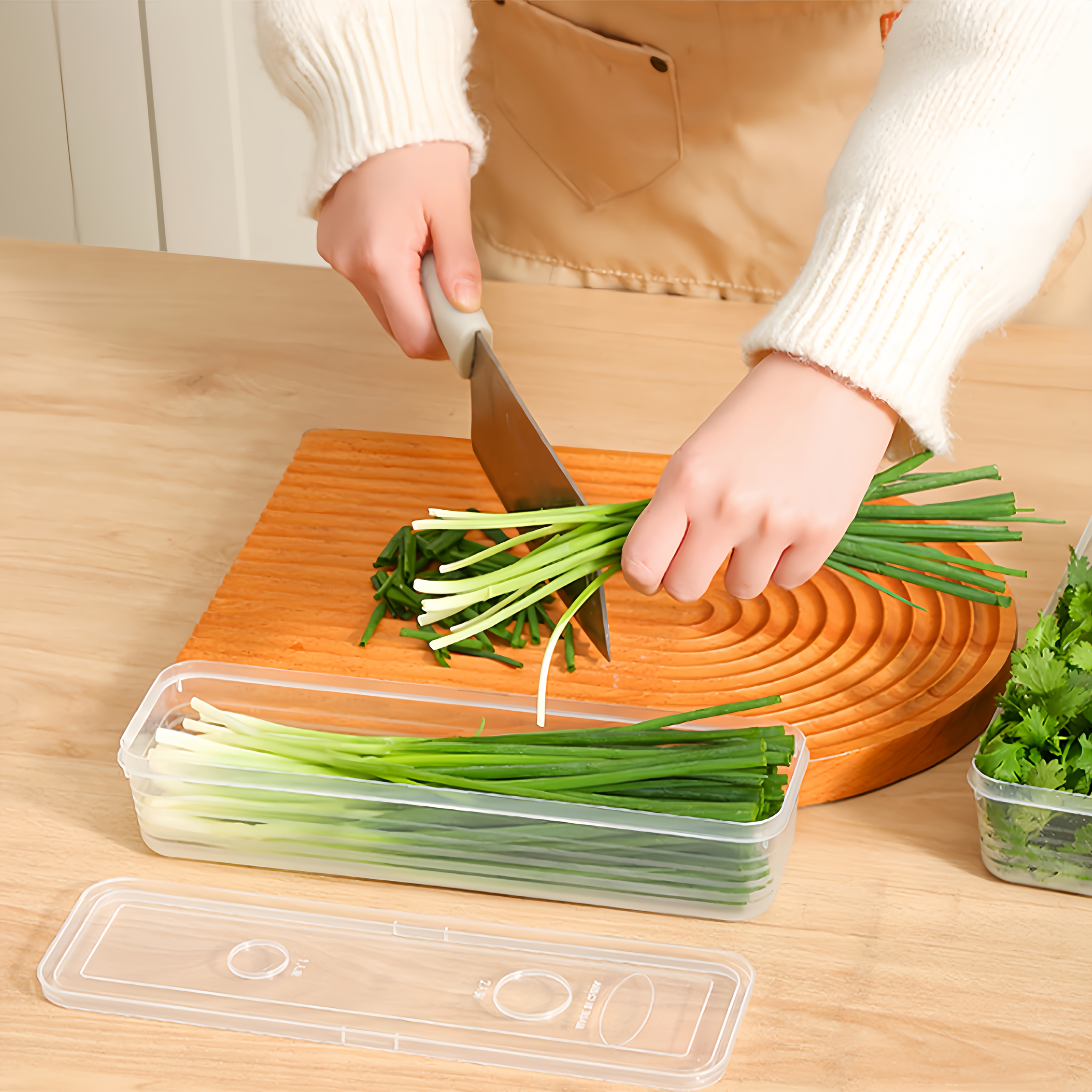 2/4/6pcs Food Vegetable Storag - Kitchen Baking Tins avaliação e preço