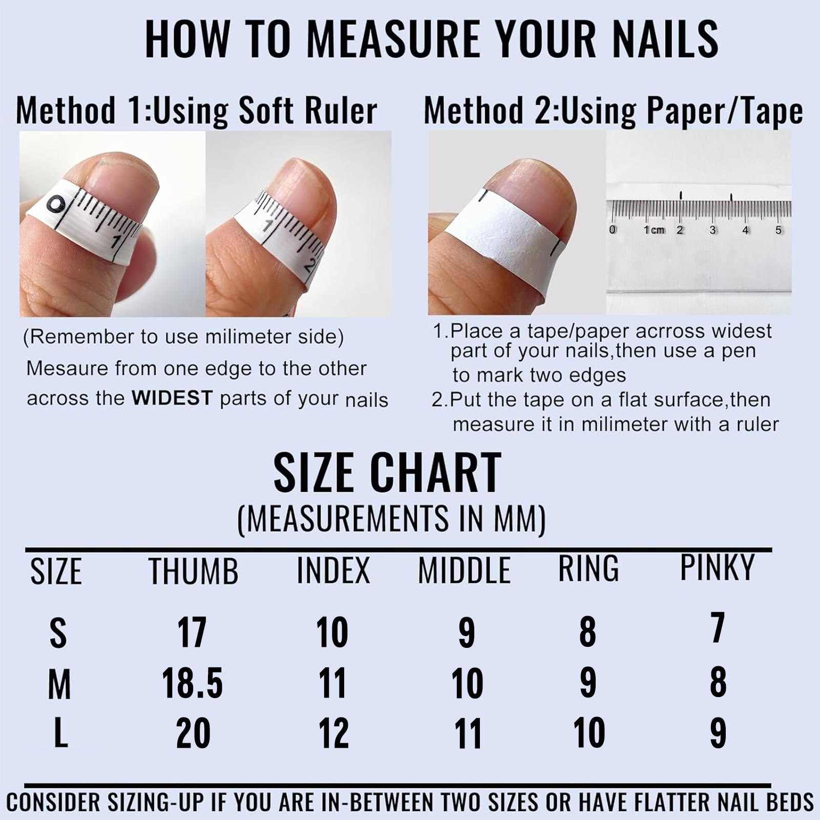 Handmade Press On Nails Transp - Decorating Tip Set avaliação e preço