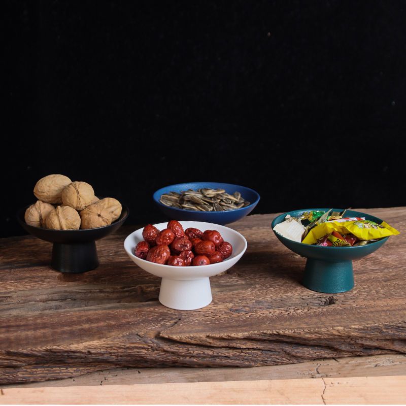 Chinese Ceramic Fruit Bowl Cre - Cake Board Round avaliação e preço