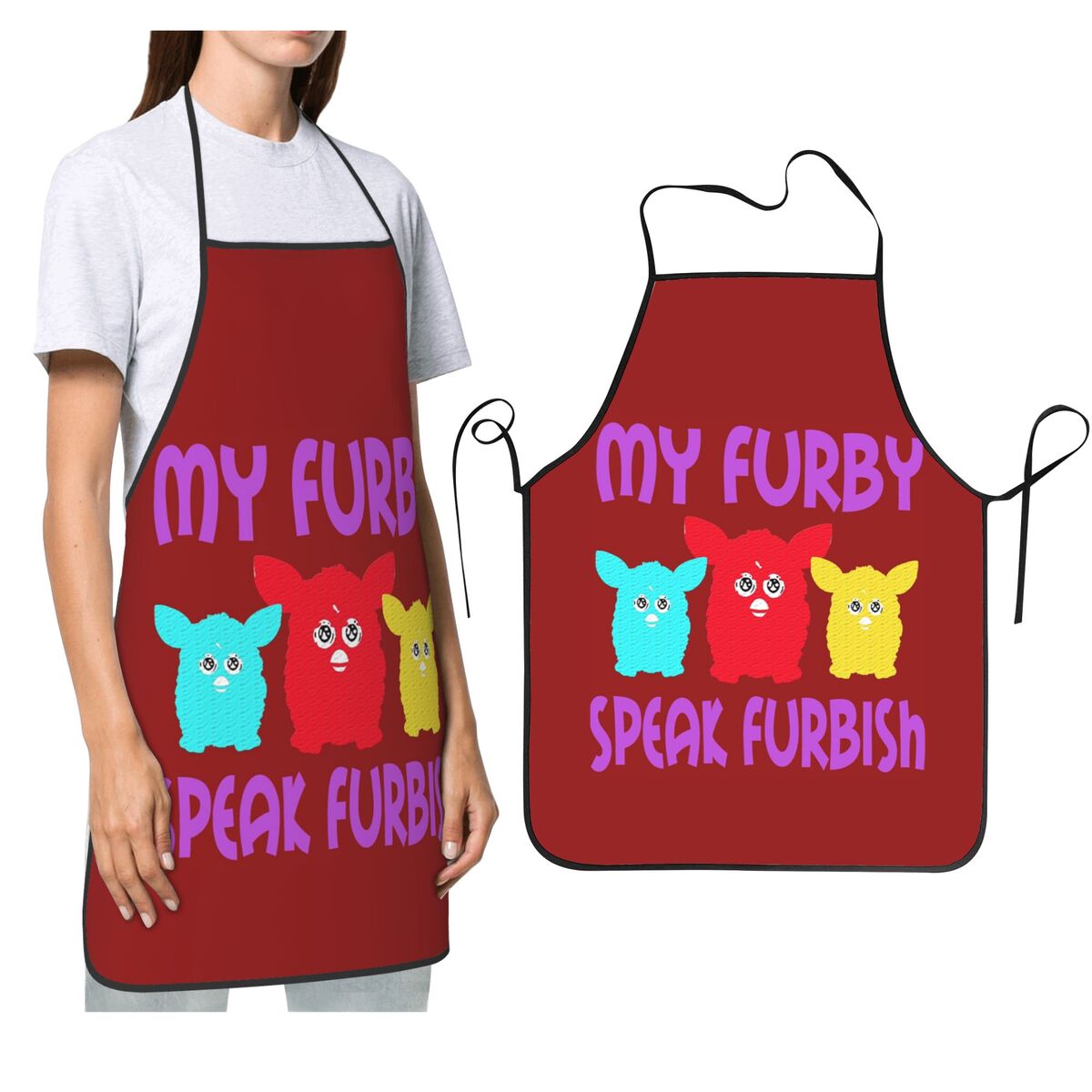 Nightmare Furby Cartoon Robot  - Kitchen Robot Baking avaliação e preço