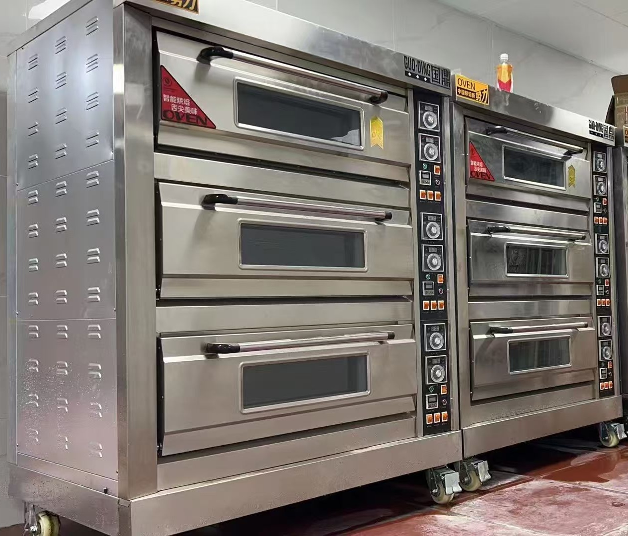 Commercial Guangzhou 3 Deck 6  - Commercial Kitchen Baking Oven avaliação e preço