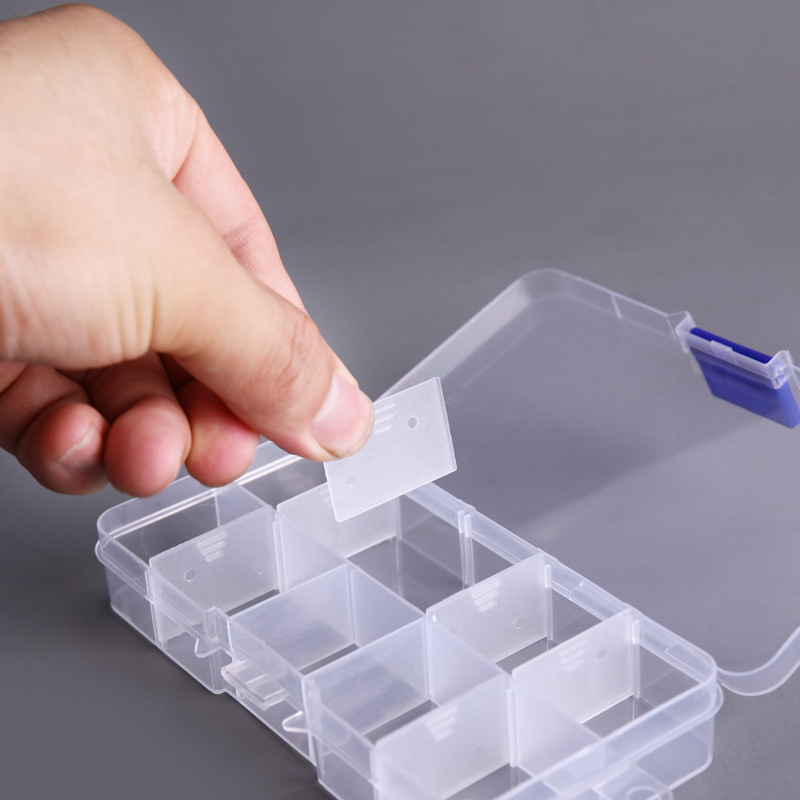 10 Grids Nails Art organizer b - Decorating Tip Set avaliação e preço