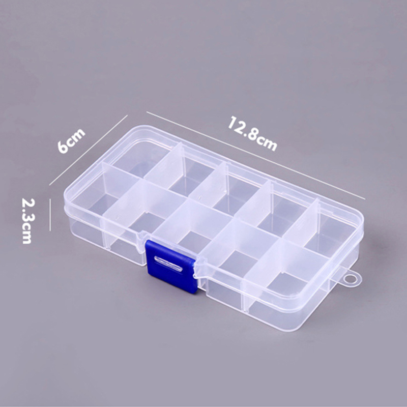 10 Grids Nails Art organizer b - Decorating Tip Set avaliação e preço
