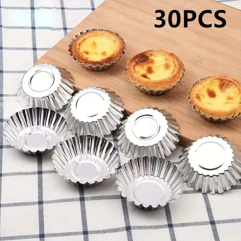 Reusable  Aluminum Egg Tart Mo - Kitchen Baking Store avaliação e preço