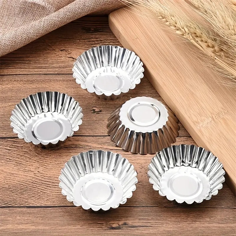 Reusable  Aluminum Egg Tart Mo - Kitchen Baking Store avaliação e preço