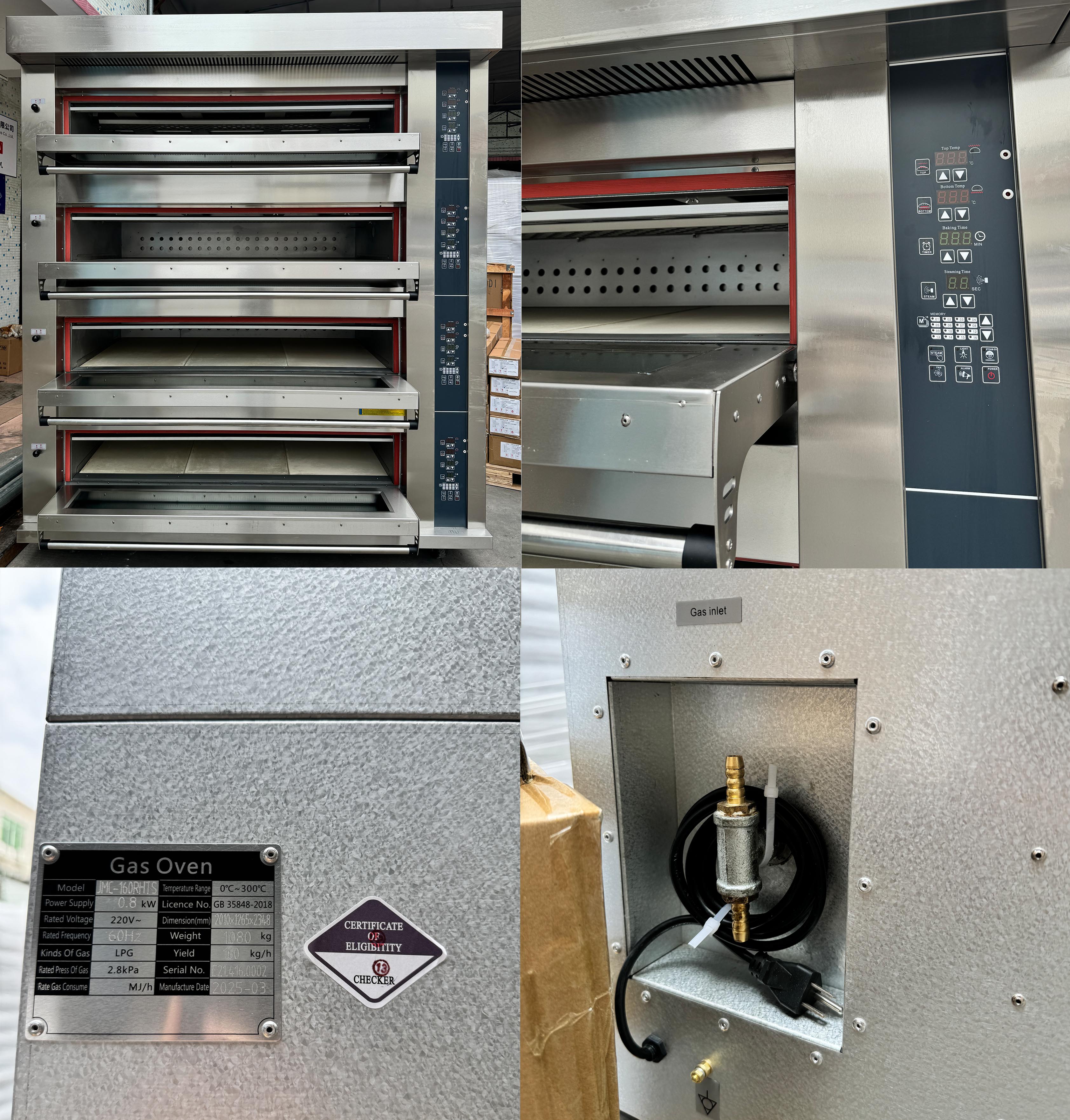 Customized Commercial Pizza Br - Commercial Kitchen Baking Oven avaliação e preço