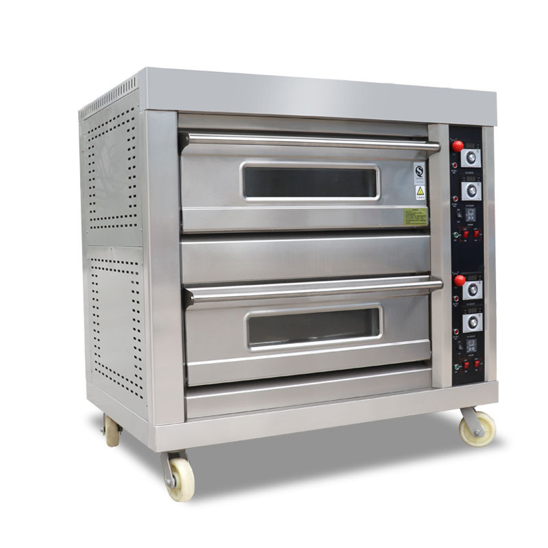 Commercial gas oven, two-layer - Commercial Kitchen Baking Equipment avaliação e preço