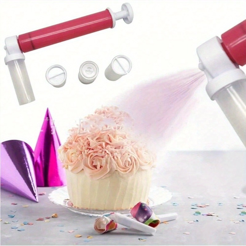 Manual Airbrush Spray Gun for  - Kitchen Baking Products avaliação e preço