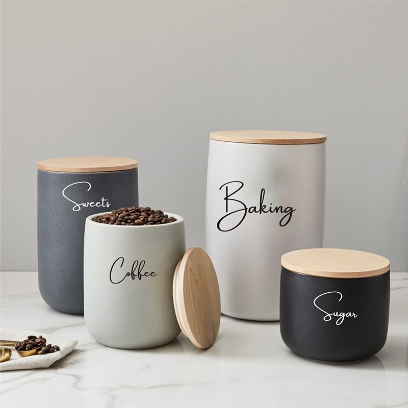 8Pcs Kitchen Organization Cani - Kitchen Baking Canisters avaliação e preço