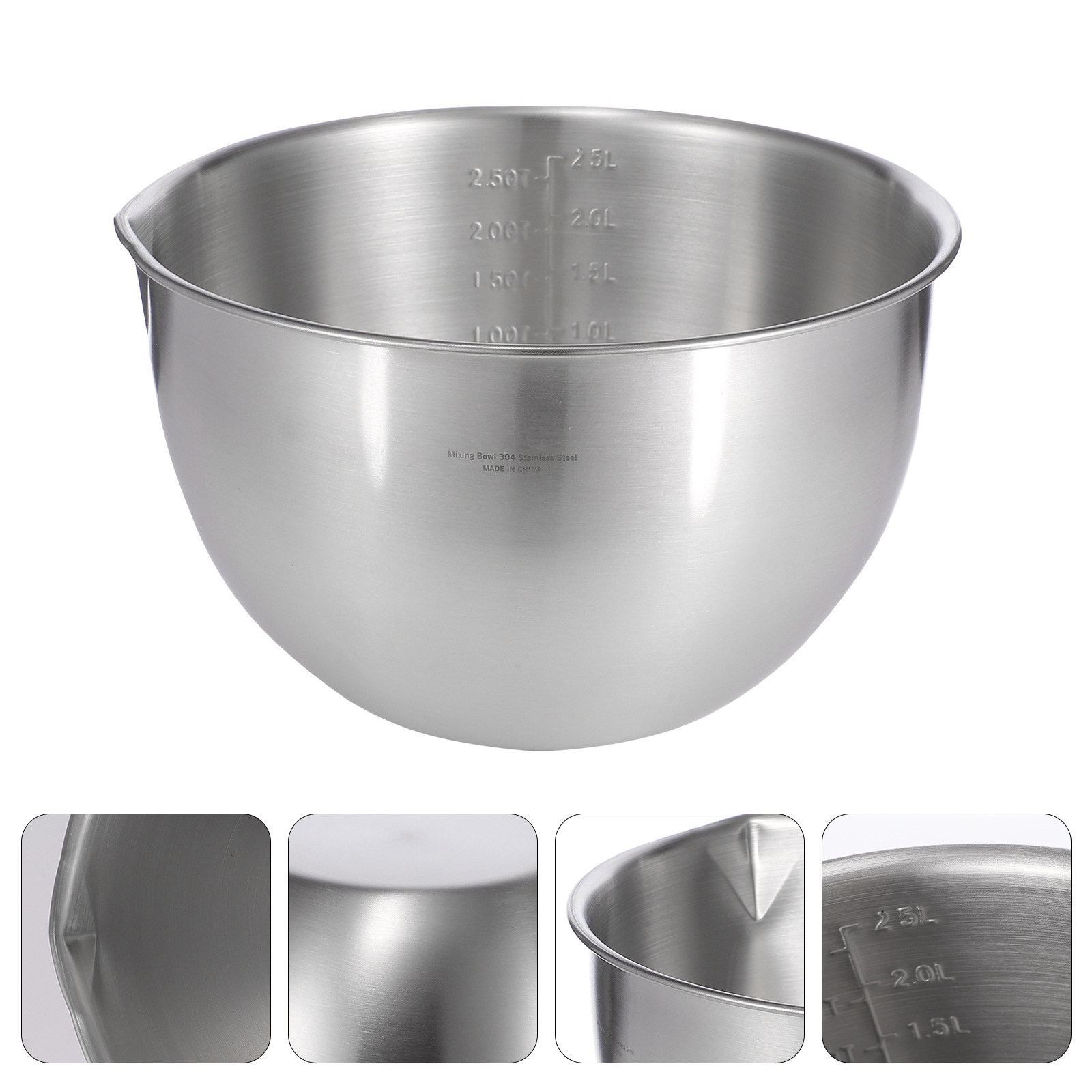 Stainless Steel Mixing Bowl De - Kitchen Baking Pan Storage avaliação e preço