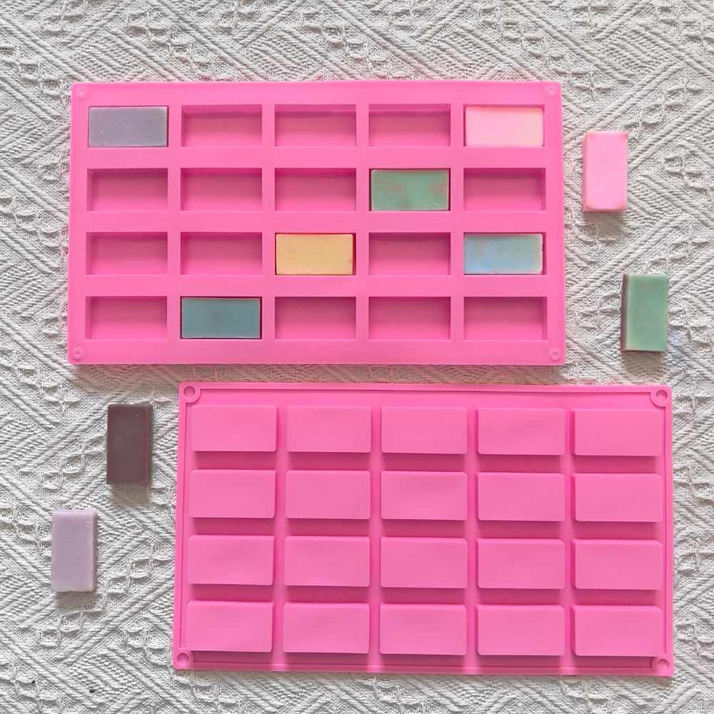 1pc 20 cavity rectangular sili - Kitchen Baking Molds avaliação e preço