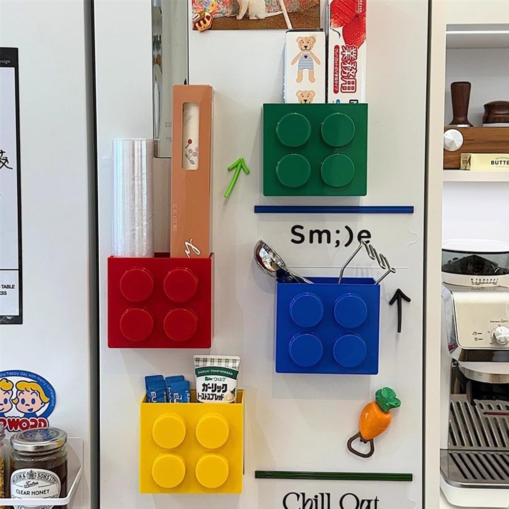 Lego-Style Magnetic Refrigerat - Kitchen Baking Tins avaliação e preço