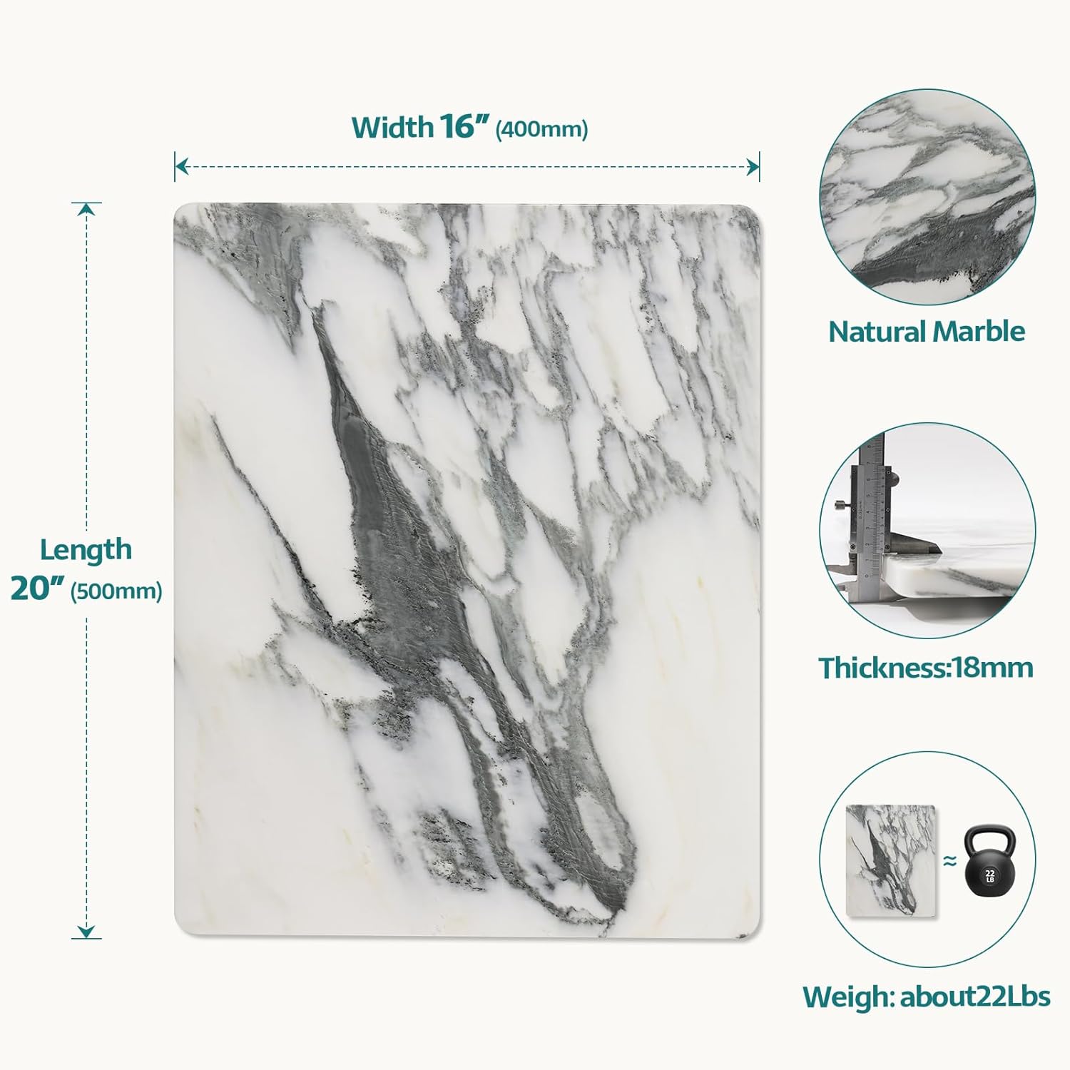 Marble Stone Cutting Board For - Kitchen With Baking Area avaliação e preço