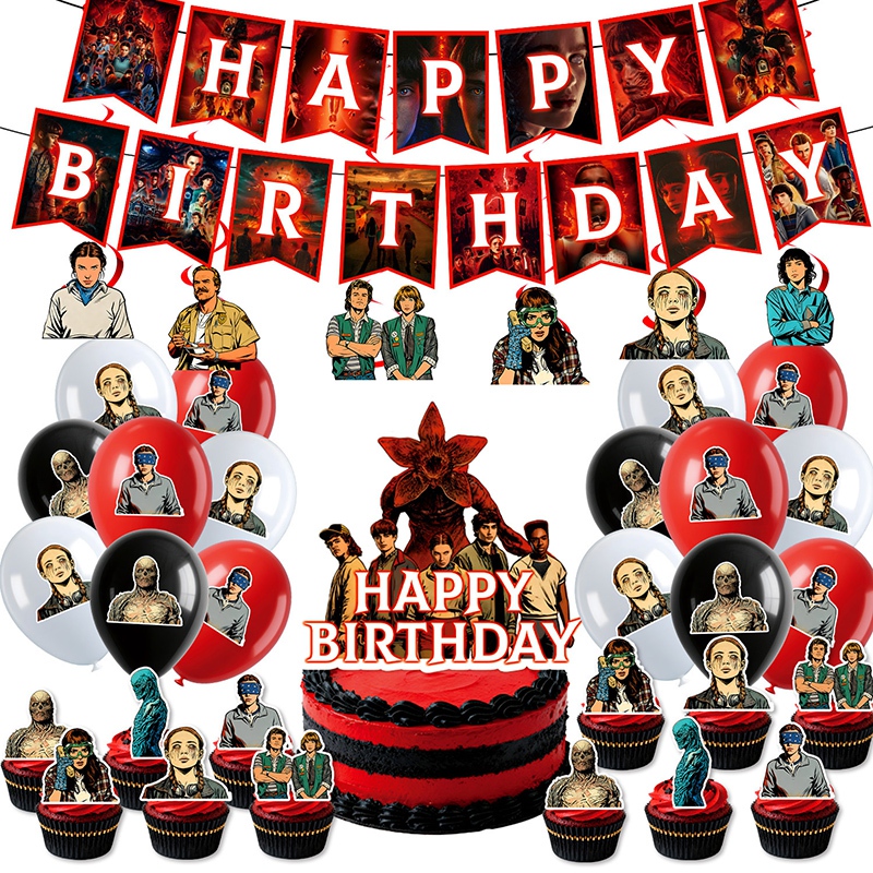 G-Stranger Season 5 Birthday P - Cake Board Round avaliação e preço