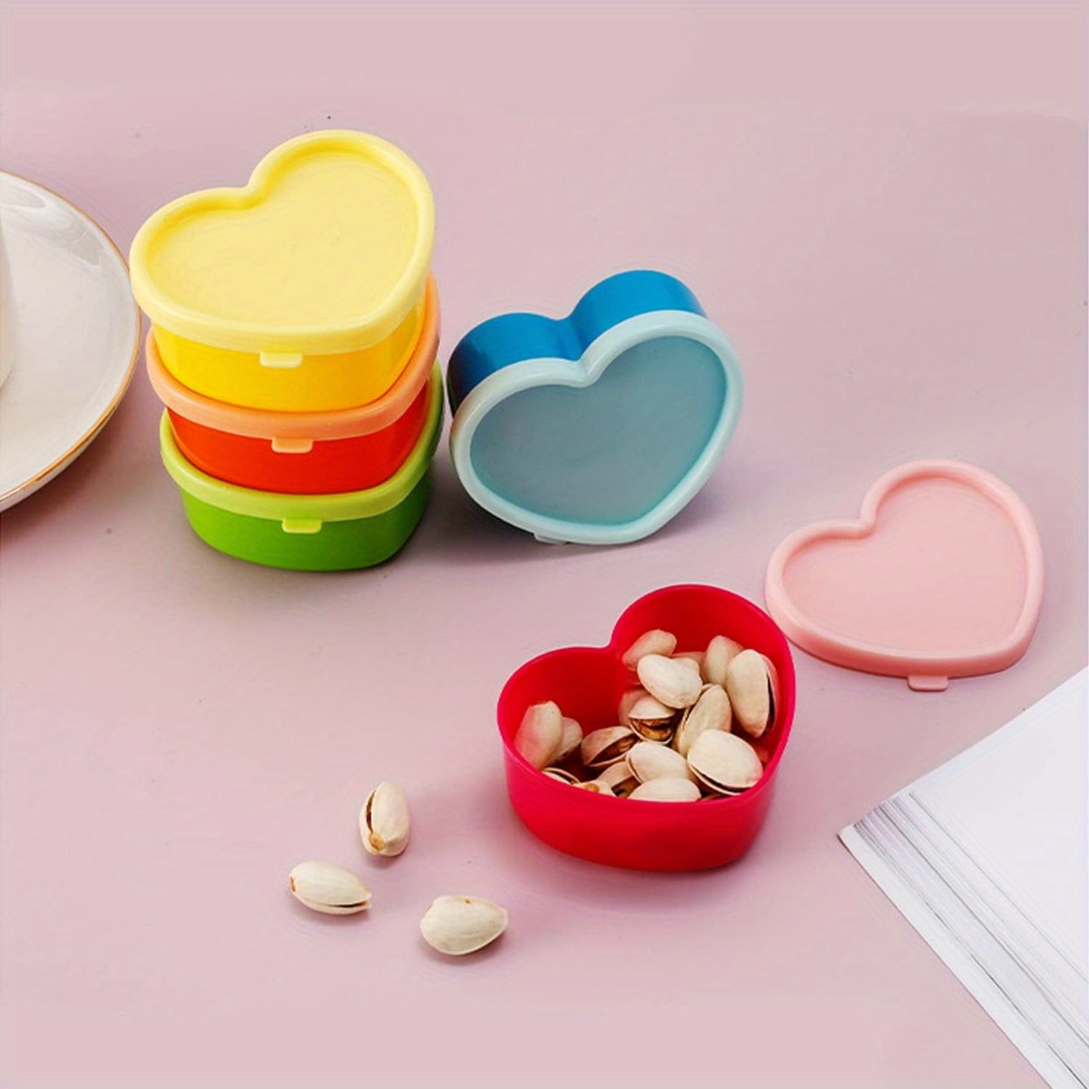 5PCS Mini Lunch Box Condiment  - Kitchen Baking Tins avaliação e preço