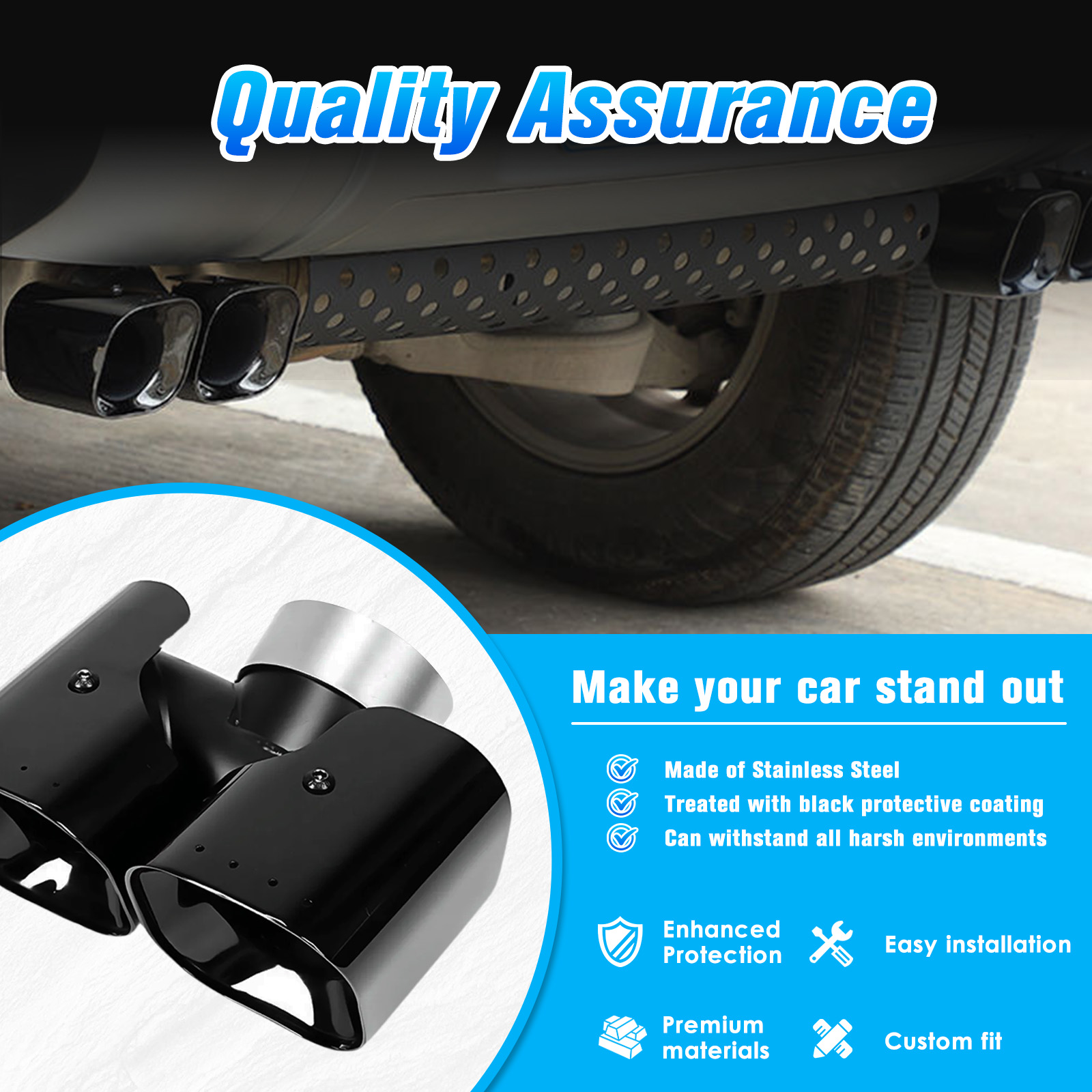 Exhaust Pipe Trim Set Rear Exh - Decorating Tip Set avaliação e preço