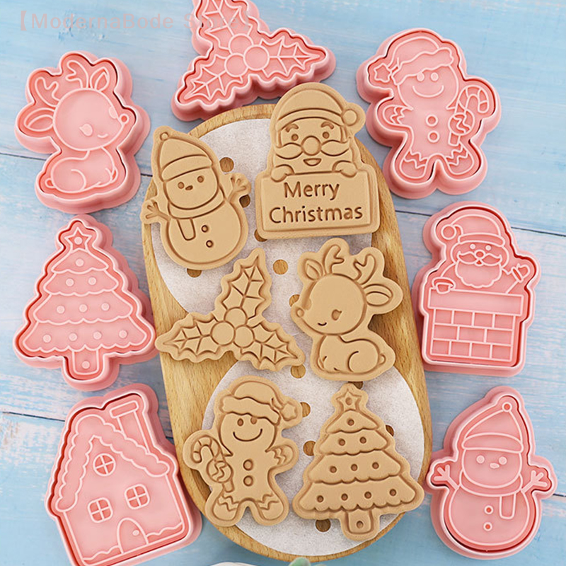 【M】3D Christmas Cookie Cutter  - Cookie Cutter Set avaliação e preço