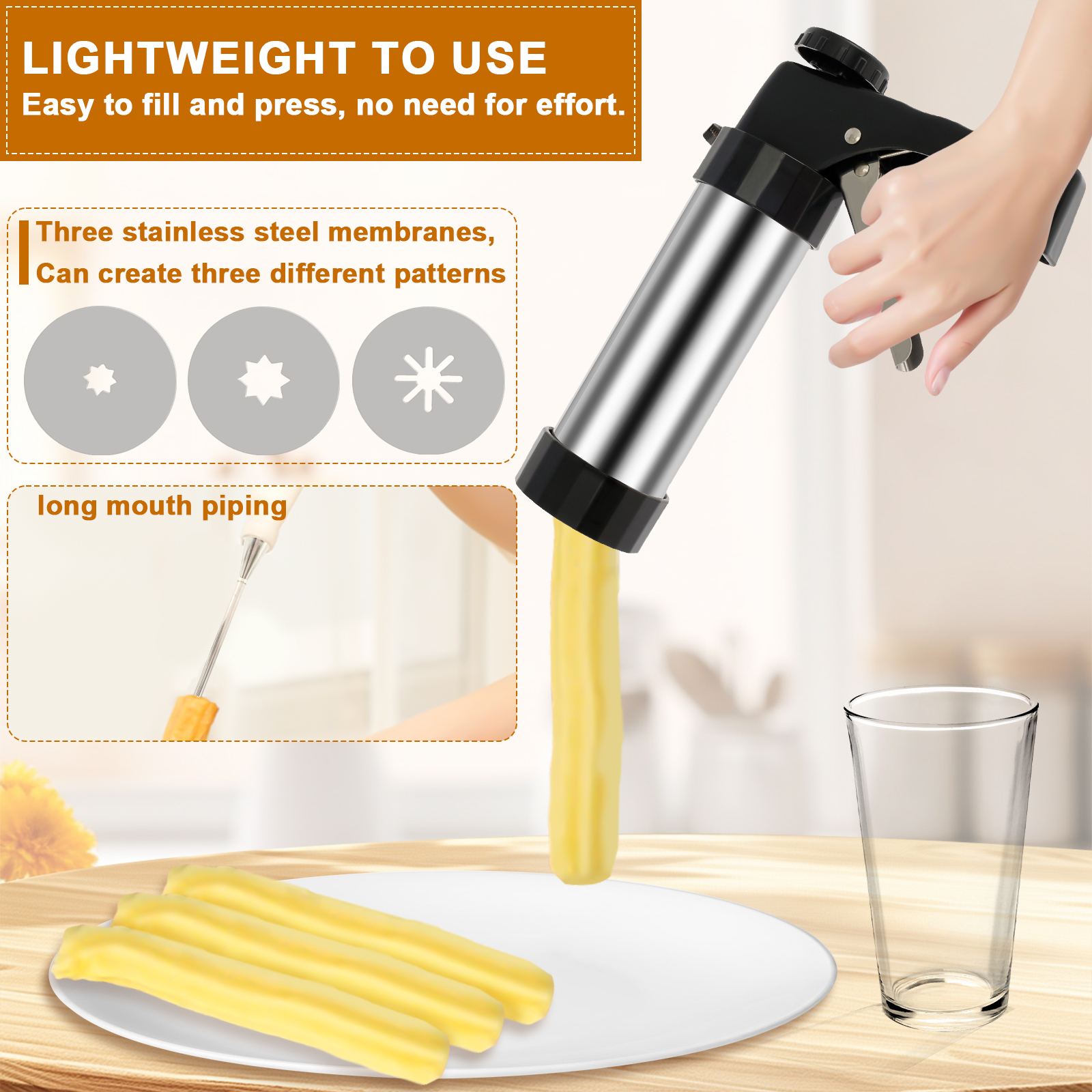 Churrera Churro Maker Machine  - Kitchen Baking Products avaliação e preço