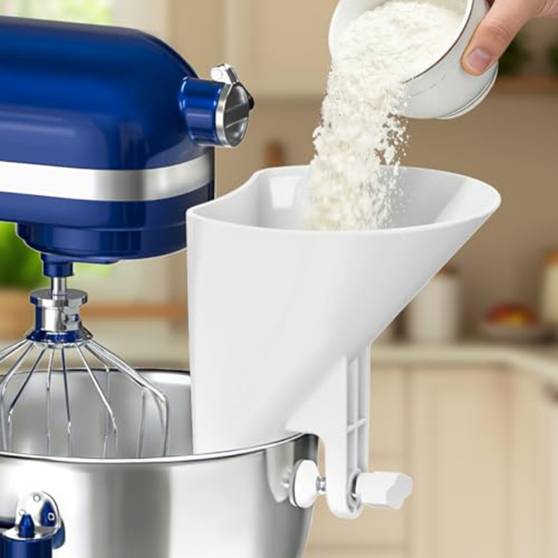 New Food Grade Flour Funnel fo - Kitchen Aid Baking Machine avaliação e preço