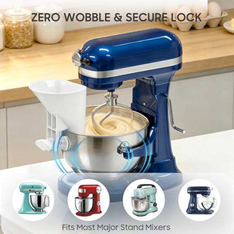 New Food Grade Flour Funnel fo - Kitchen Aid Baking Machine avaliação e preço