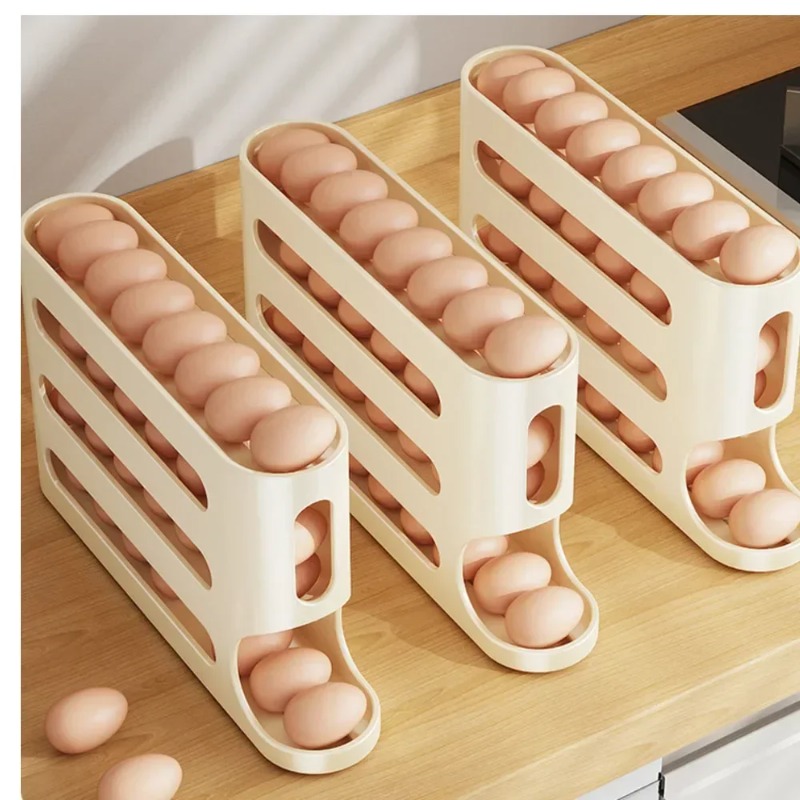 4 Layers Automatic Rolling Egg - Kitchen Baking Tins avaliação e preço