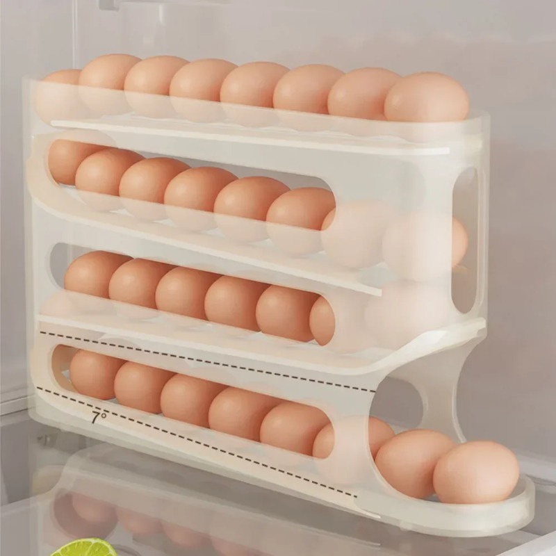 4 Layers Automatic Rolling Egg - Kitchen Baking Tins avaliação e preço
