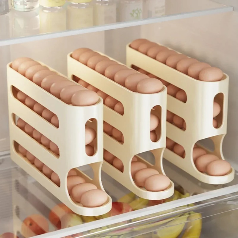 4 Layers Automatic Rolling Egg - Kitchen Baking Tins avaliação e preço