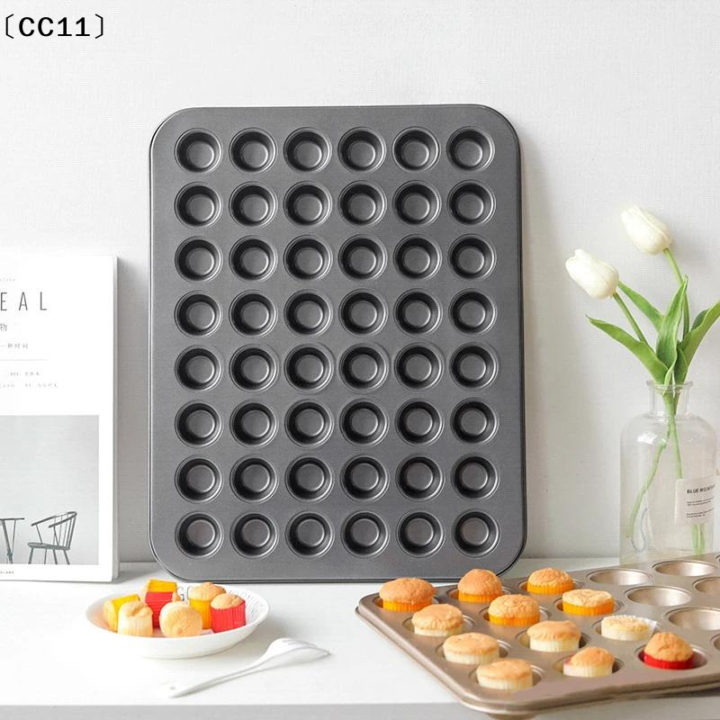 48 Holes Round Muffin Cake Pan - Kitchen Baking Molds avaliação e preço