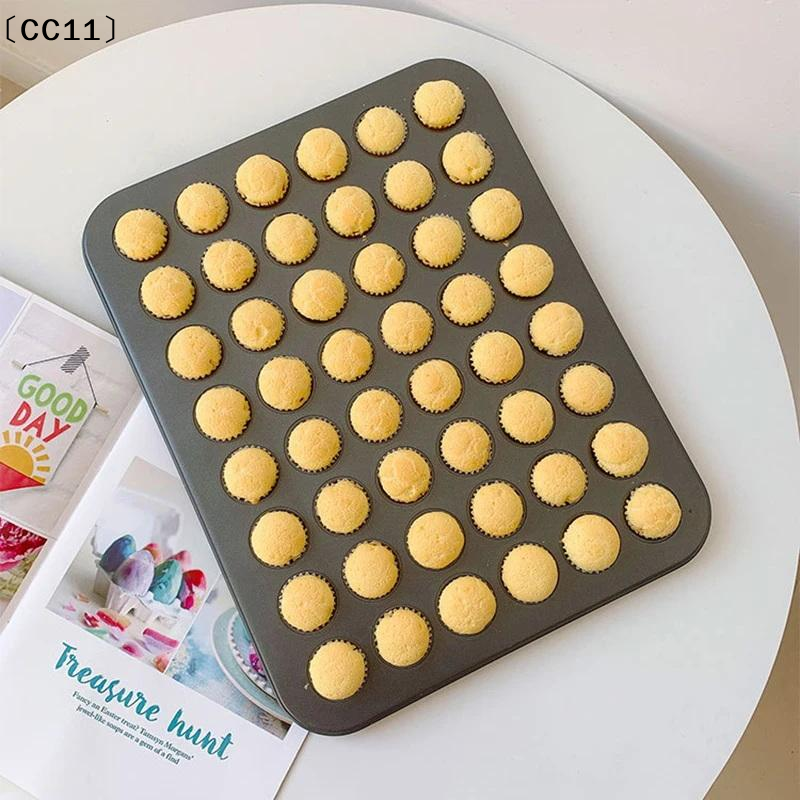 48 Holes Round Muffin Cake Pan - Kitchen Baking Molds avaliação e preço