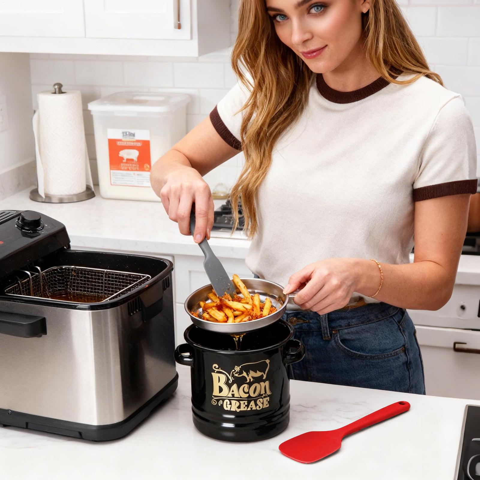 Grease Container 1200ml Fat Ca - Kitchen Baking Canisters avaliação e preço
